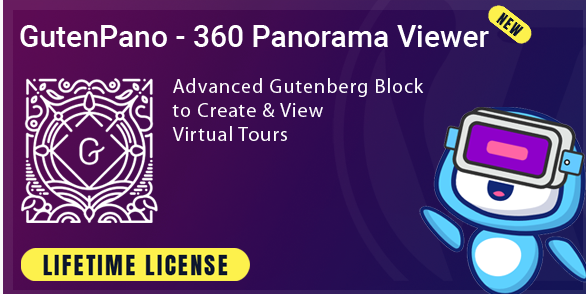 GutenPano – 360 Panorama Viewer for Gutenberg