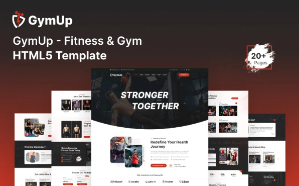 Gymup – Fitness and Gym HTML5 Template — Template by Templatemonster