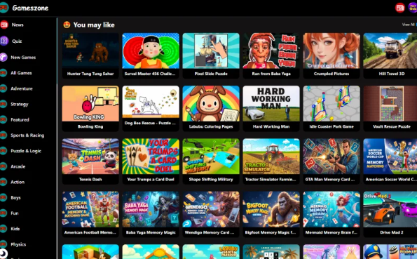 HTML 5 Game Portal React Script| Buy Mobile – Online Games | Gamezone — Template by Templatemonster