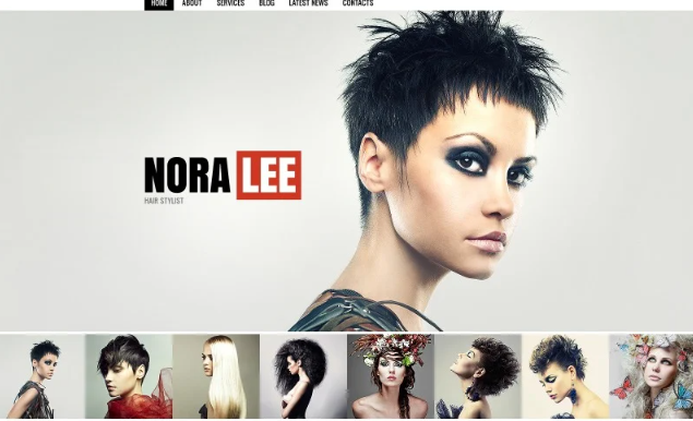 Hair Salon Website Template