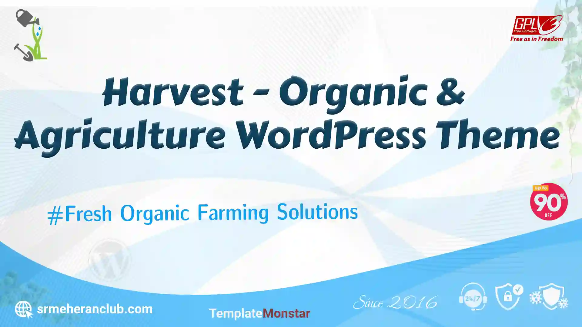 Harvest – Organic & Agriculture WordPress Theme — Theme by Templatemonster