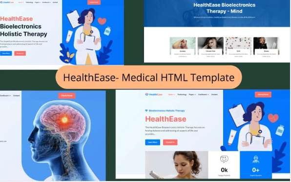 HealthEase- Medical HTML Template — Template by Templatemonster