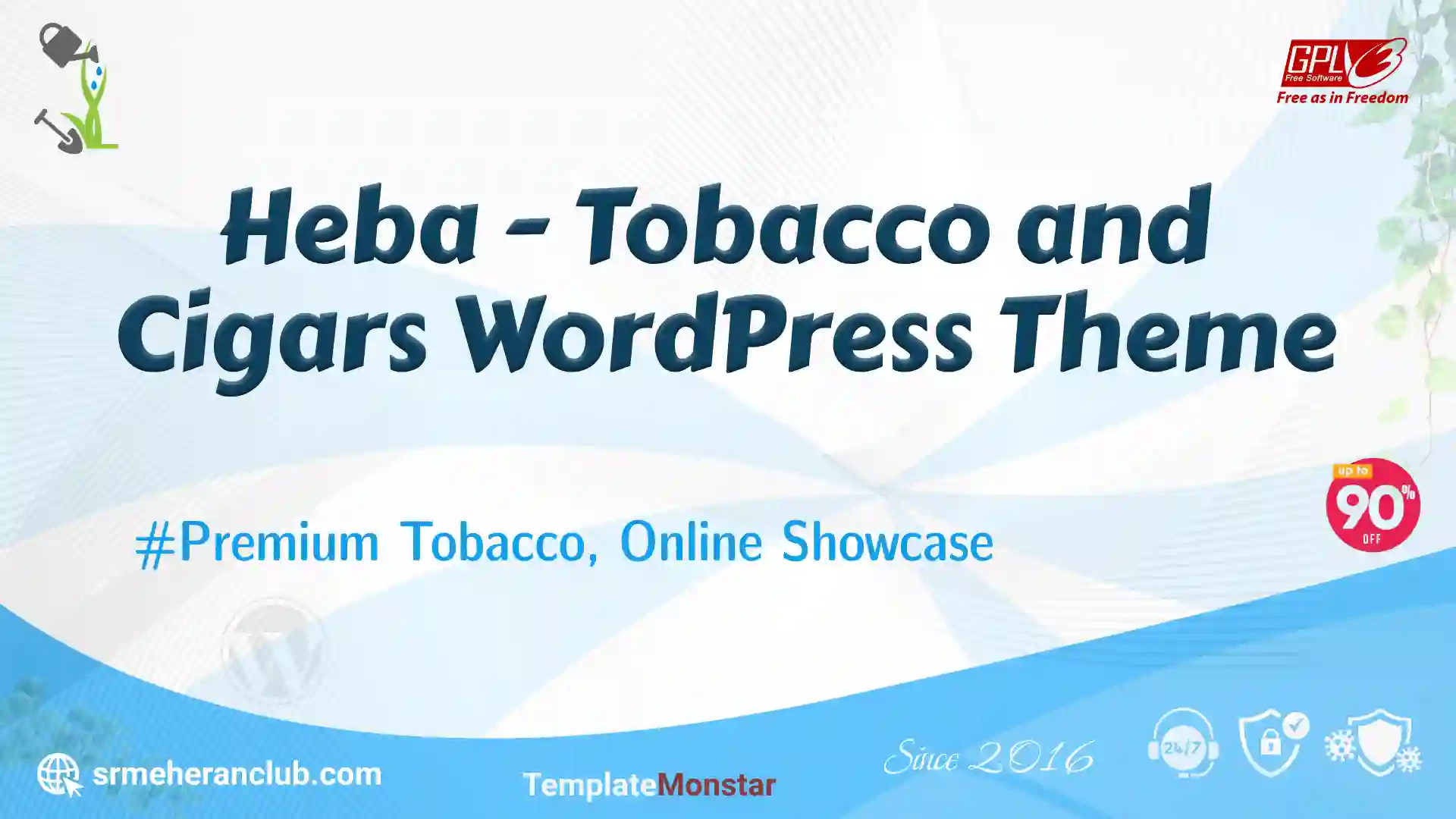 Heba – Tobacco and Cigars WordPress Theme — Theme by Templatemonster