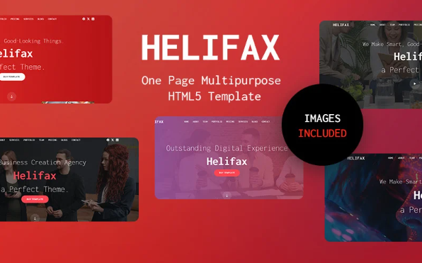 Helifax Web Agency – Multipurpose HTML5 Template — Template by Templatemonster