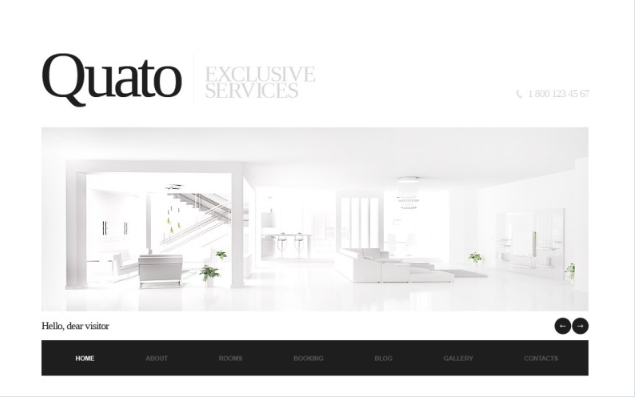 Hotels Responsive Website Template 1.0