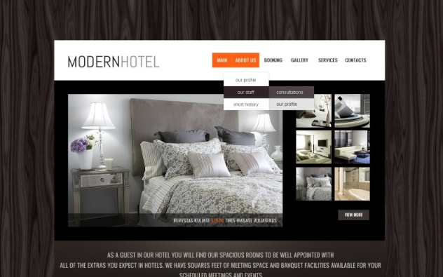 Hotels Website Template