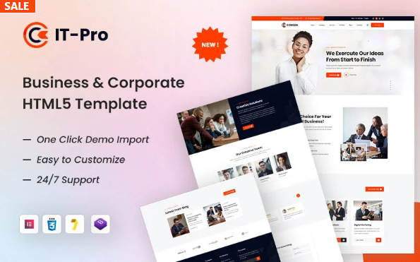 IT-PRO – Business And Corporate HTML5 Template — Template by Templatemonster