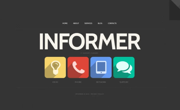 IT Website Template