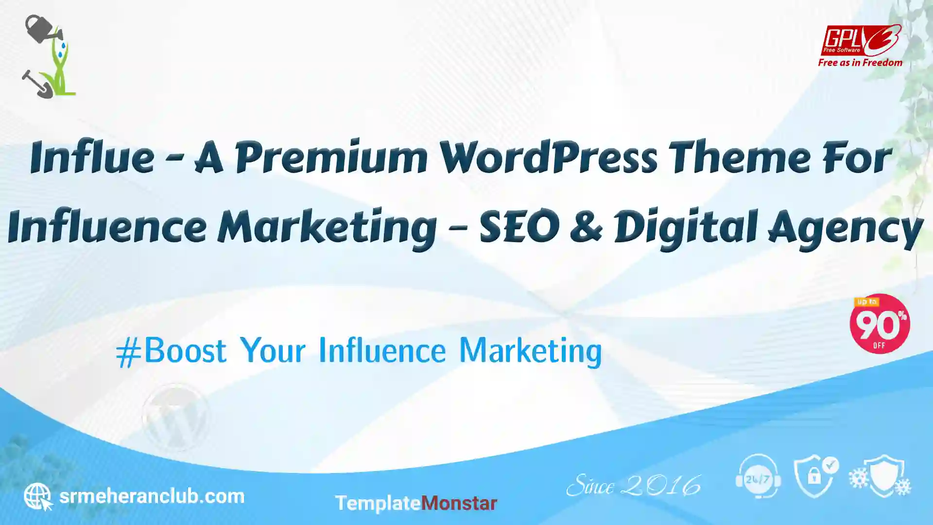 Influe – A Premium WordPress Theme For Influence Marketing – SEO & Digital Agency — Theme by Templatemonster