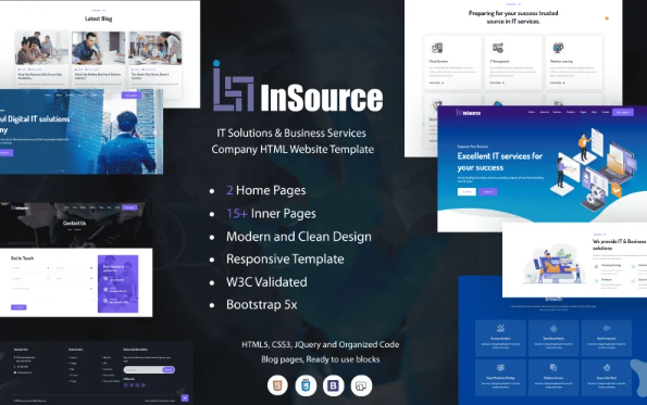 Insource – IT Solutions and Business Services Company — Template by Templatemonster