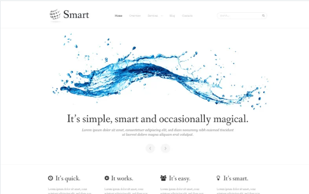 Investment Company Responsive Website Template
