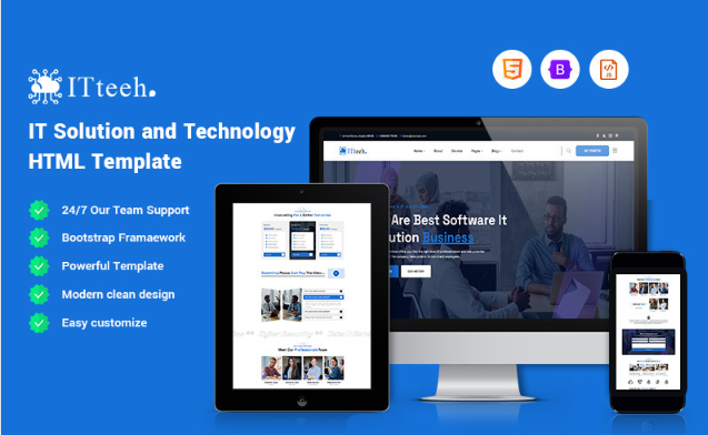 Itteeh - Solution and Technology Website Template