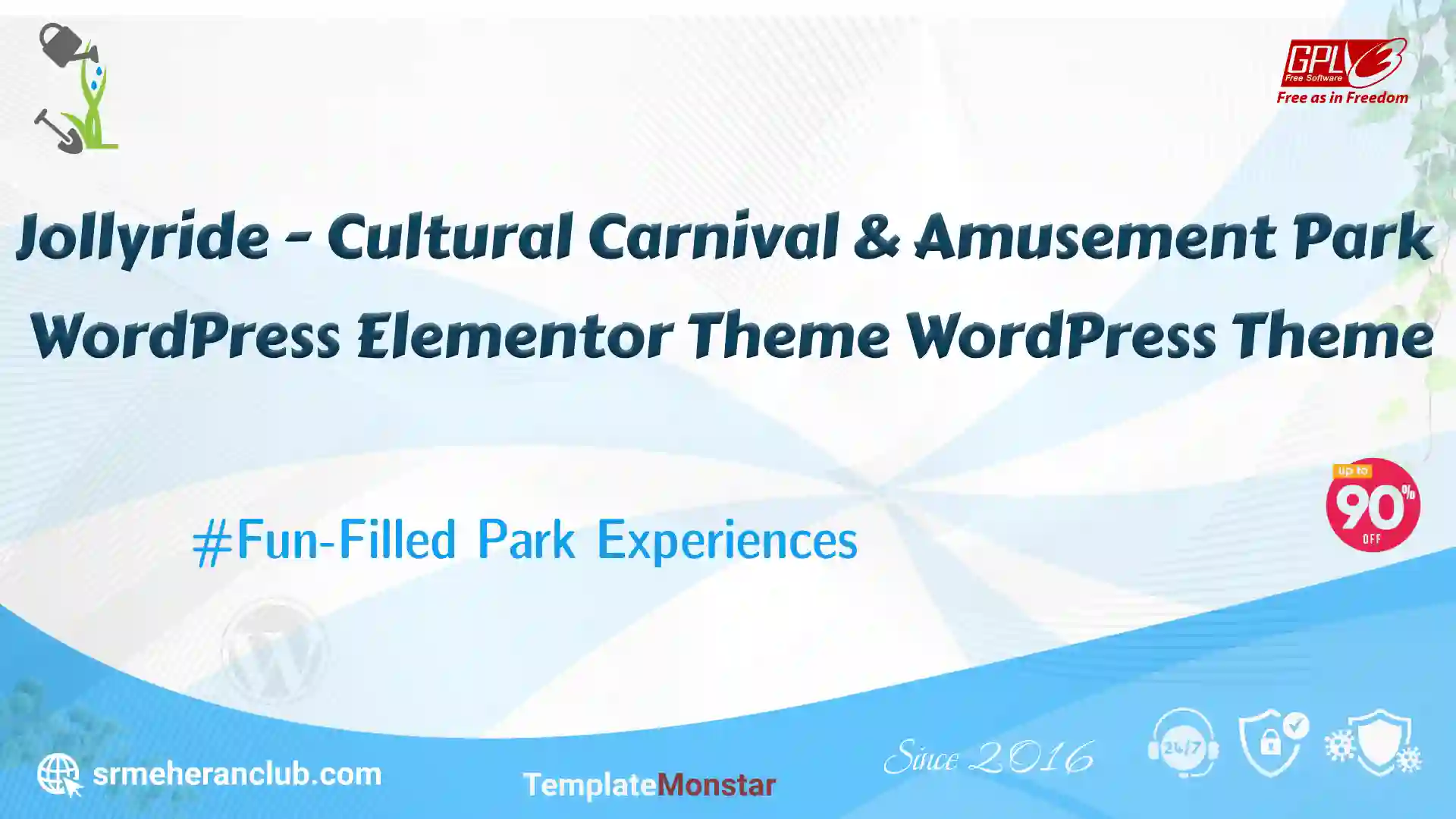 Jollyride – Cultural Carnival & Amusement Park WordPress Elementor Theme WordPress Theme — Theme by Templatemonster