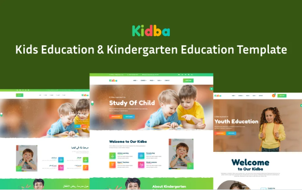 Kidba Education - Kindergarten and School Education HTML Template