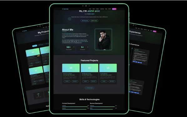 Laravel Portfolio and Blog Management System with Bootstrap Admin Dashboard