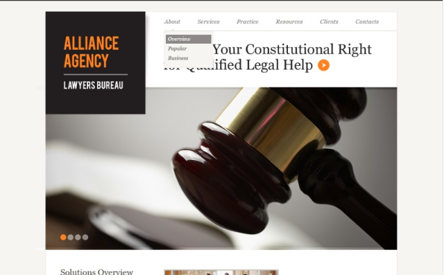 Law Firm Responsive Website Template 1.0