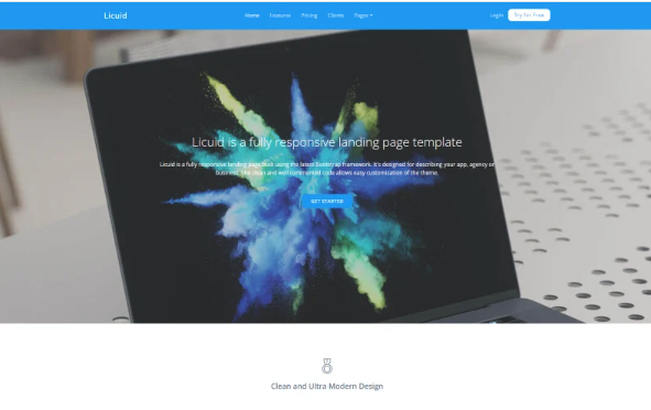 Licuid – Responsive Bootstrap 5 Website Template — Template by Templatemonster