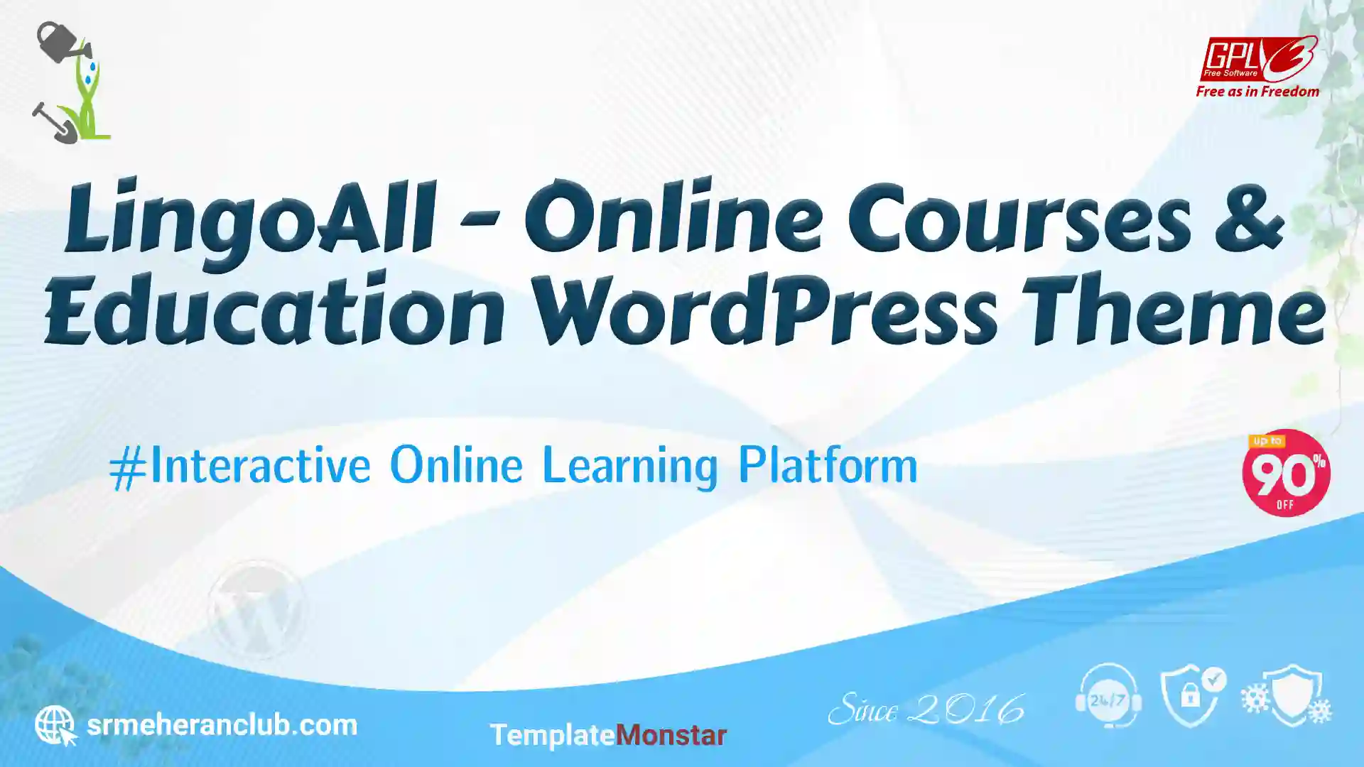 LingoAll – Online Courses & Education WordPress Theme — Theme by Templatemonster