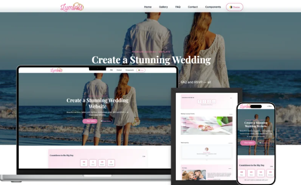 Luminis Wedding – Elegant Wedding HTML Template