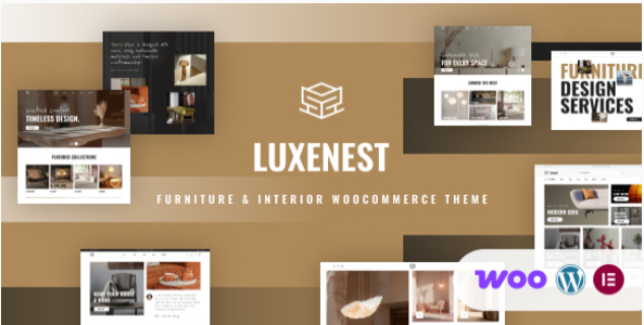 LuxeNest - Furniture & Interior WooCommerce WordPress Theme