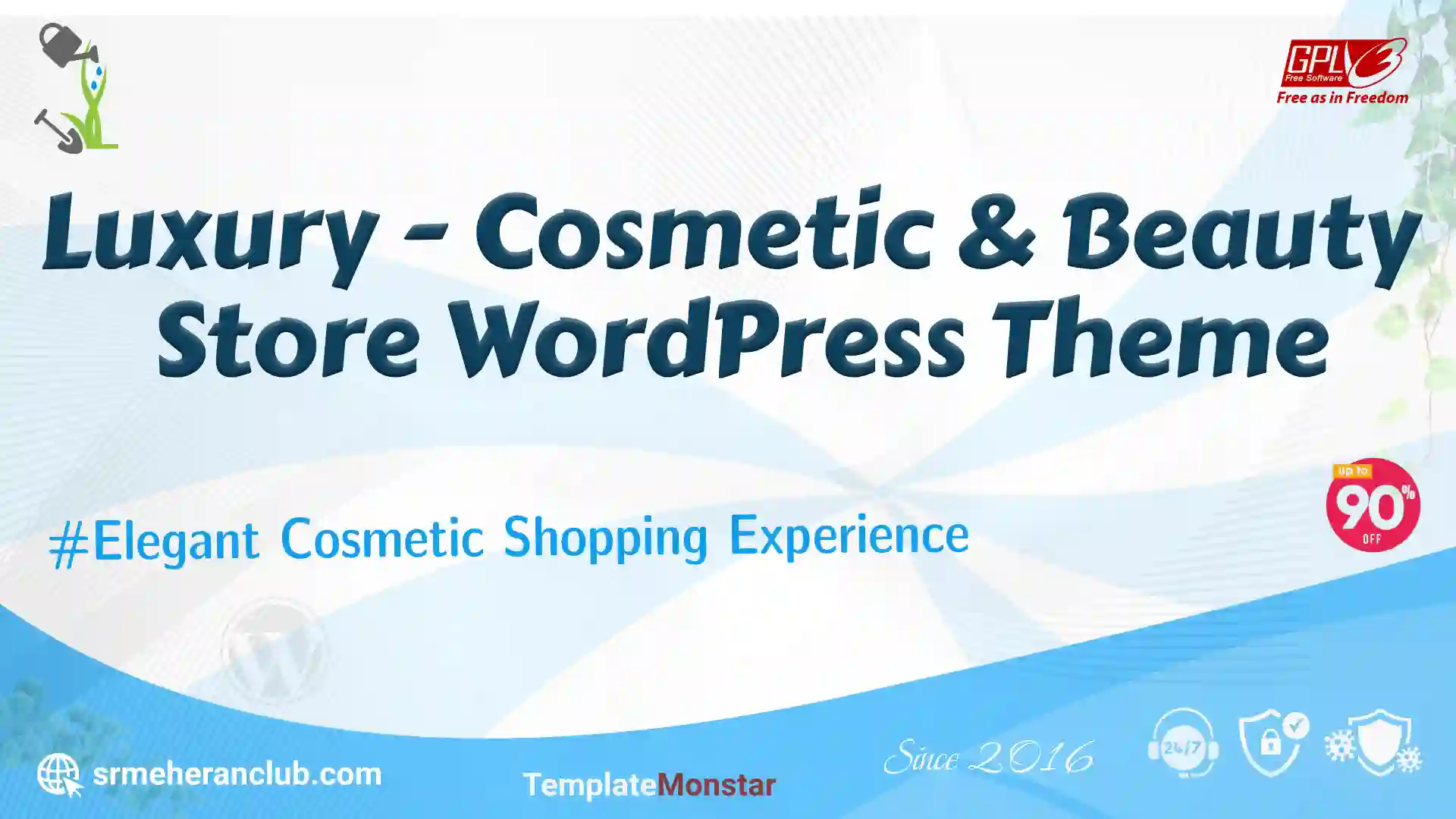 Luxury – Cosmetic & Beauty Store WordPress Theme — Theme by Templatemonster
