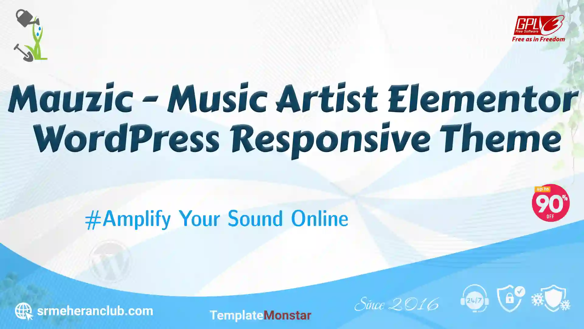 Mauzic – Music Artist Elementor WordPress Responsive Theme — Theme by Templatemonster