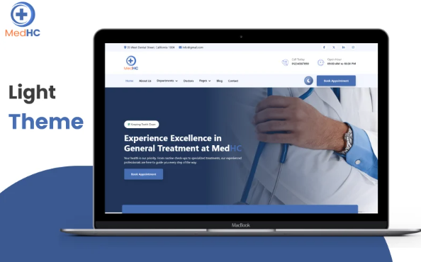 MedHC – Responsive Medical and Healthcare Multiple Page Website Template — Template by Templatemonster