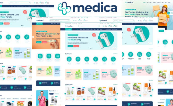 Medica – Health And Medical eCommerce HTML5 Template — Template by Templatemonster