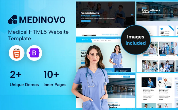 Medinovo Medical HTML5 Website Template