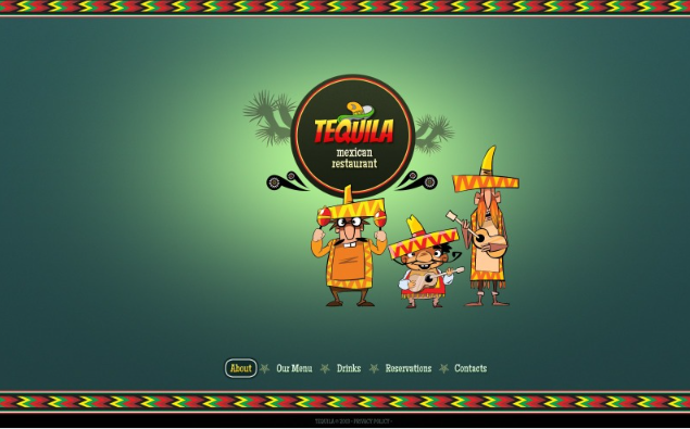 Mexican Restaurant Website Template