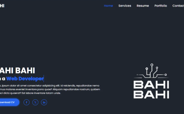 Modern Responsive Portfolio Template — Template by Templatemonster