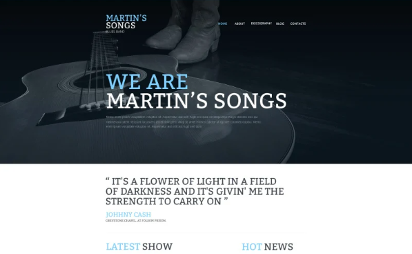 Music Band Responsive Website Template 1.0