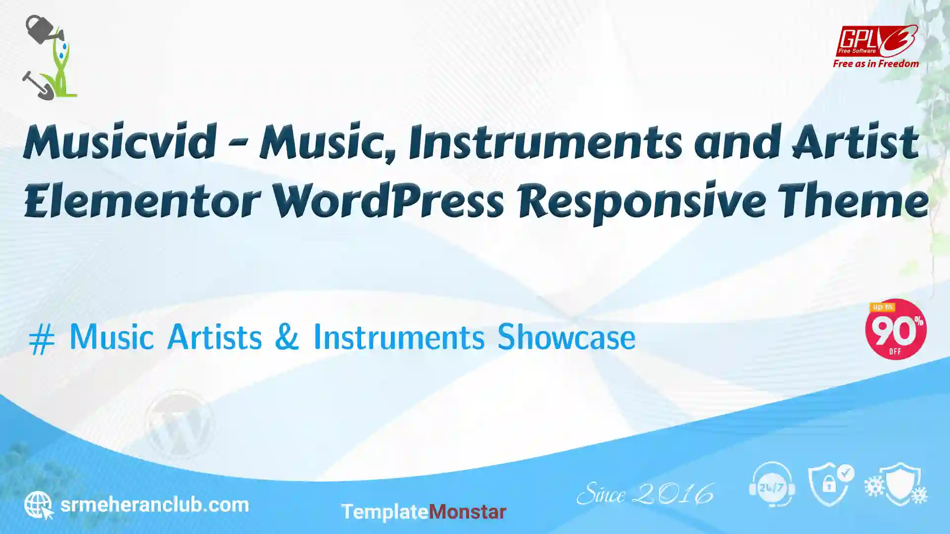 Musicvid – Music, Instruments and Artist Elementor WordPress Responsive Theme — Theme by Templatemonster