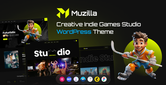 Muzilla - Creative Game Studios WordPress Theme