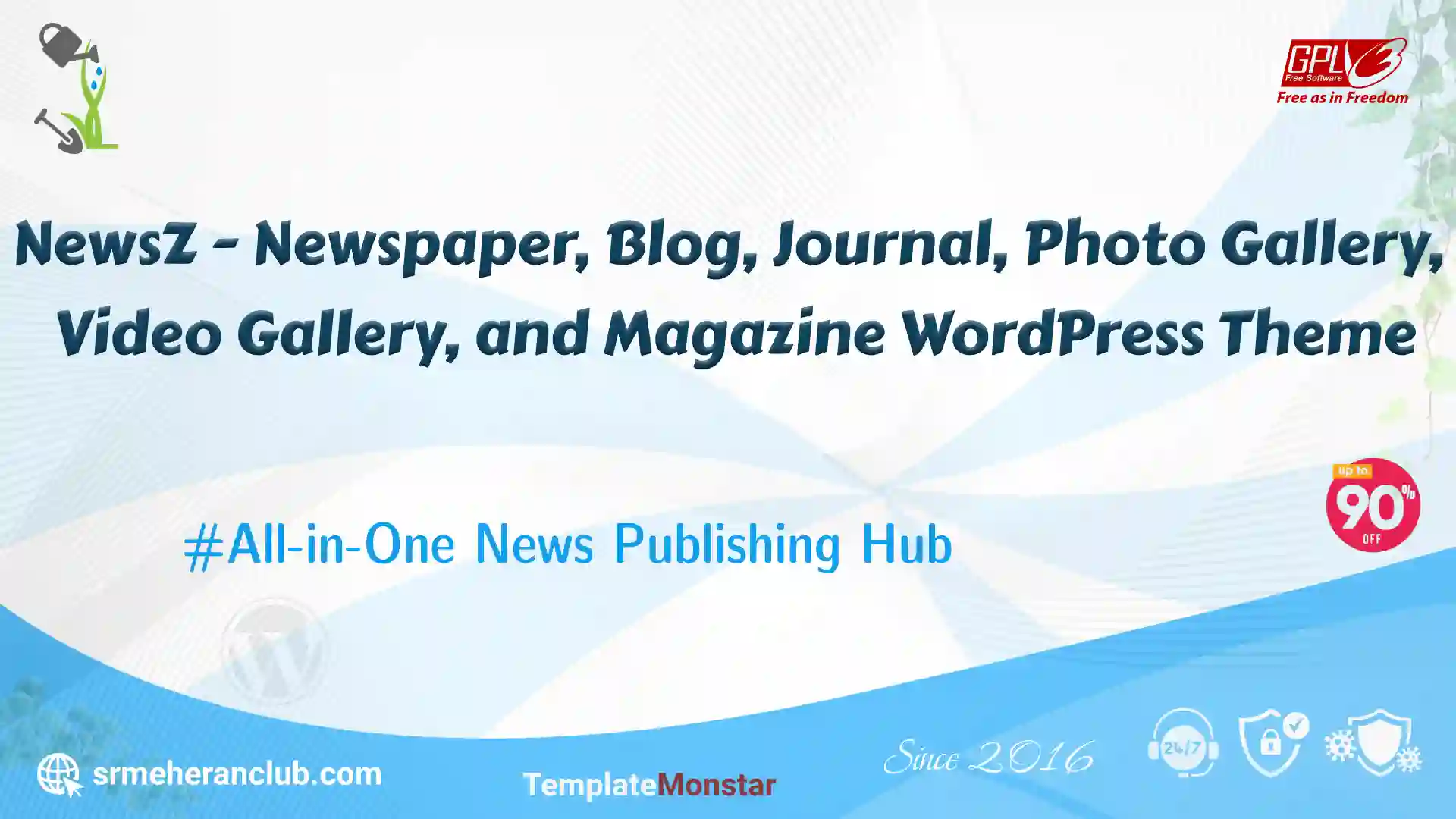 NewsZ – Newspaper, Blog, Journal, Photo Gallery, Video Gallery, and Magazine WordPress Theme — Theme by Templatemonster