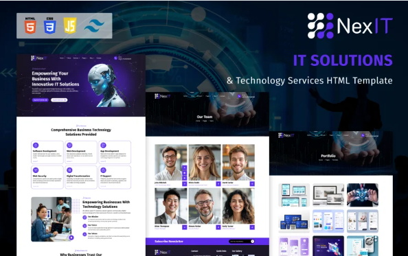 NexIT – IT Solutions & Technology Services HTML Template