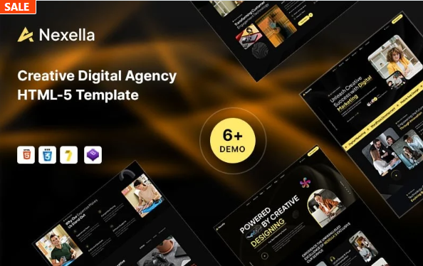 Nexella – Creative Digital Agency Brootstrap HTML5 Website Template