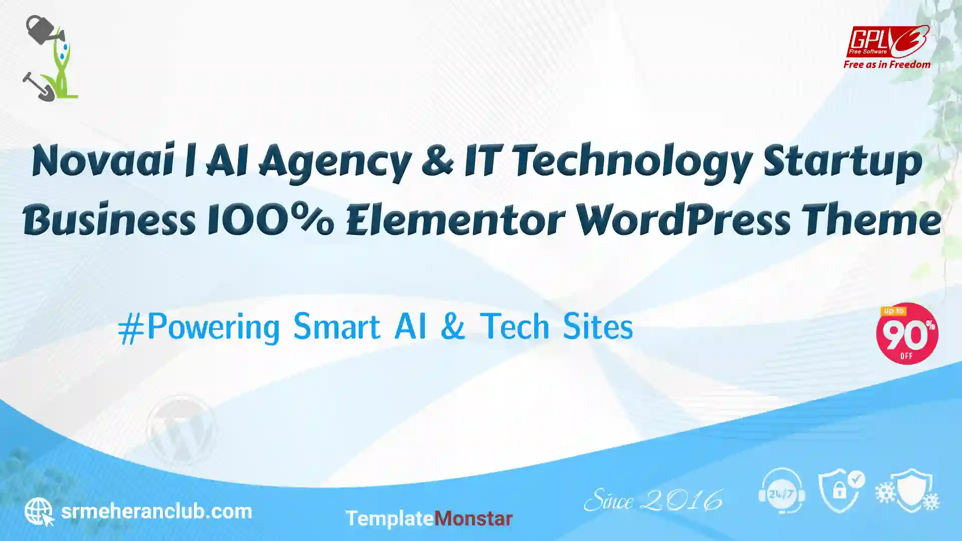 Novaai | AI Agency & IT Technology Startup Business 100% Elementor WordPress Theme — Theme by Templatemonster