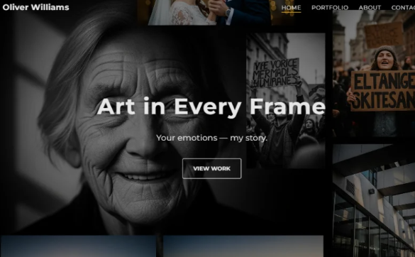Oliver's Photography Portfolio Template