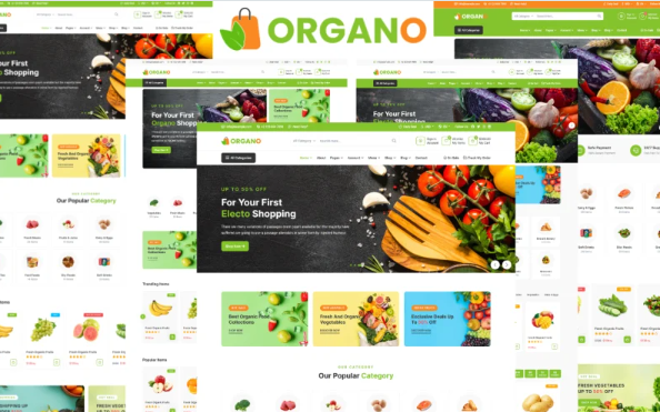 Organo – Grocery Store And Supermarket HTML5 Template — Template by Templatemonster
