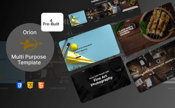 Orion - Agency & Corporate Responsive Multi-Purpose Template