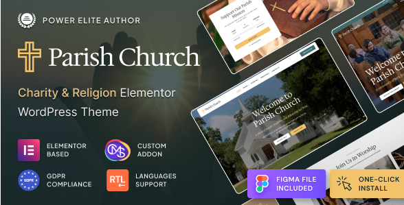 Parish Church - Religion & Charity WordPress Theme 1.0.1