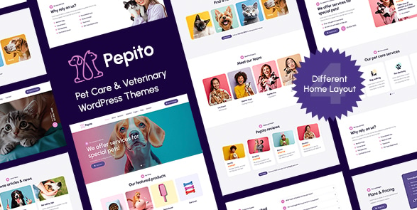 Pepito - Pet Care WordPress Theme