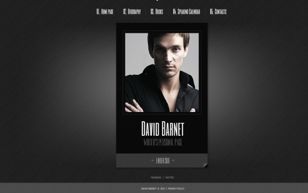 Personal Page Website Template