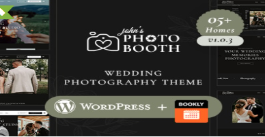 PhotoBooth - Photography Portfolio WordPress Theme
