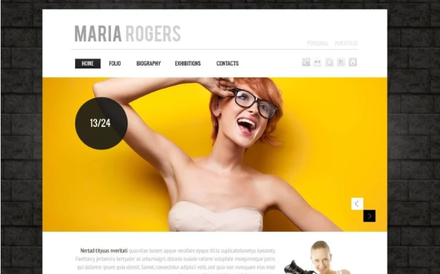 Photographer Portfolio Responsive Website Template 1.0