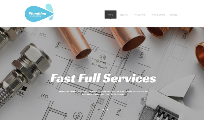 Plumbing Pro Website Template 1.0