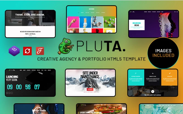 Pluta – Creative Marketing HTML Template — Template by Templatemonster