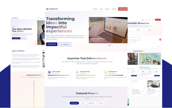 Portfolio Pro – React Personal Portfolio Template