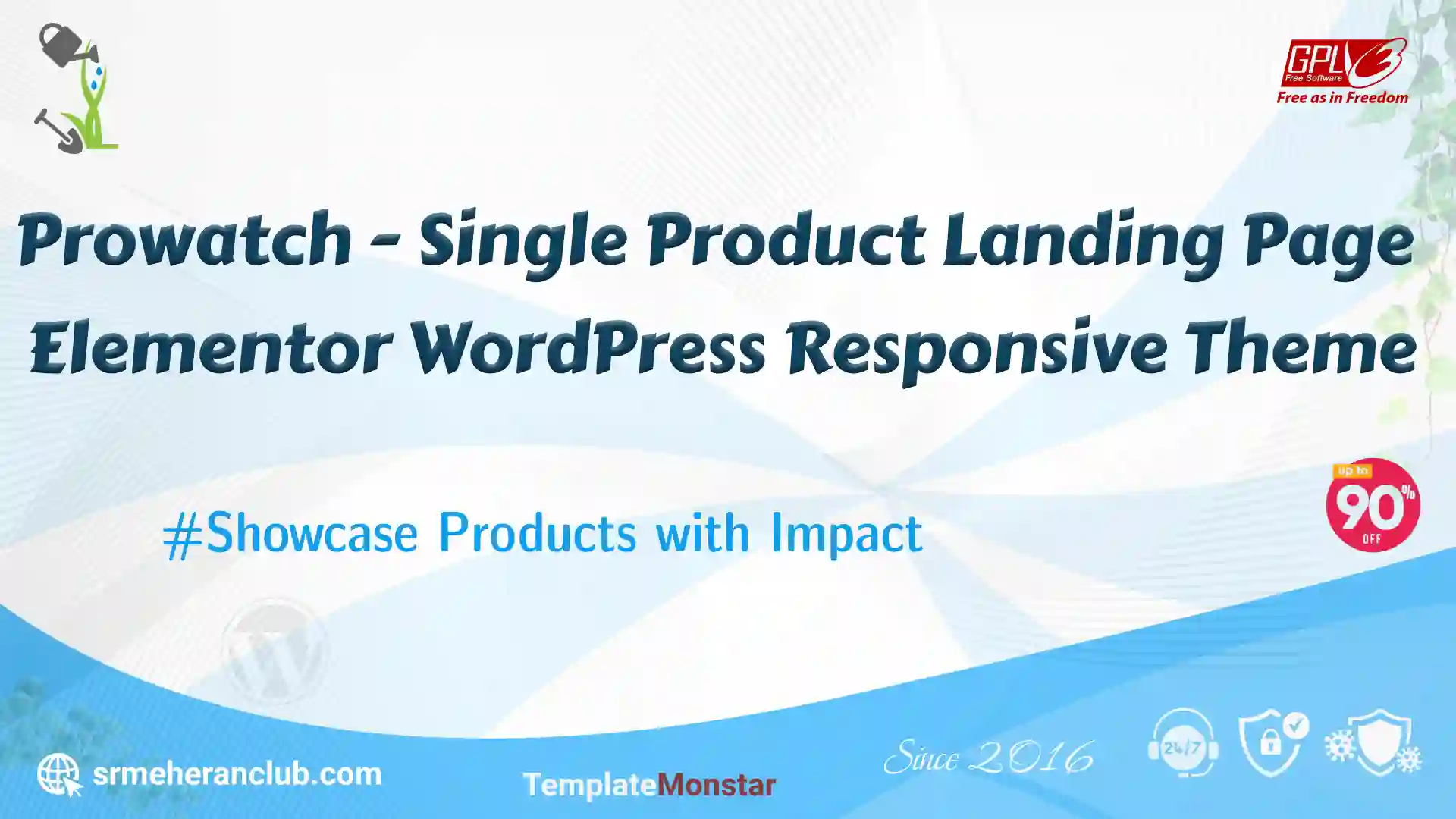 Prowatch – Single Product Landing Page Elementor WordPress Responsive Theme — Theme by Templatemonster